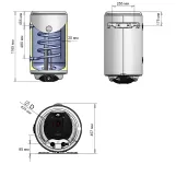 Водонагреватель комбинированный Thermo Alliance 120 л. (CWH 12044 5S L) Фото - 1